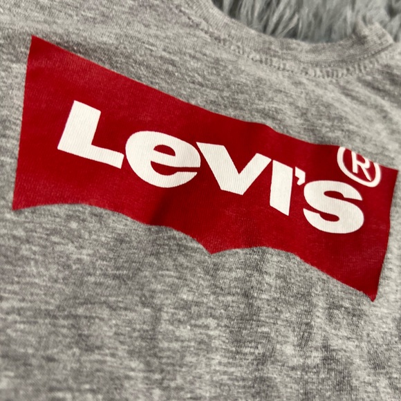 Levi's Gray & Red Short Sleeve Tee! - Picture 8 of 12